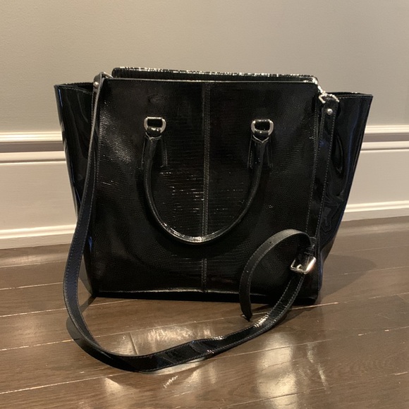 Patent leather Stuart Weitzman handbag - Picture 3 of 9